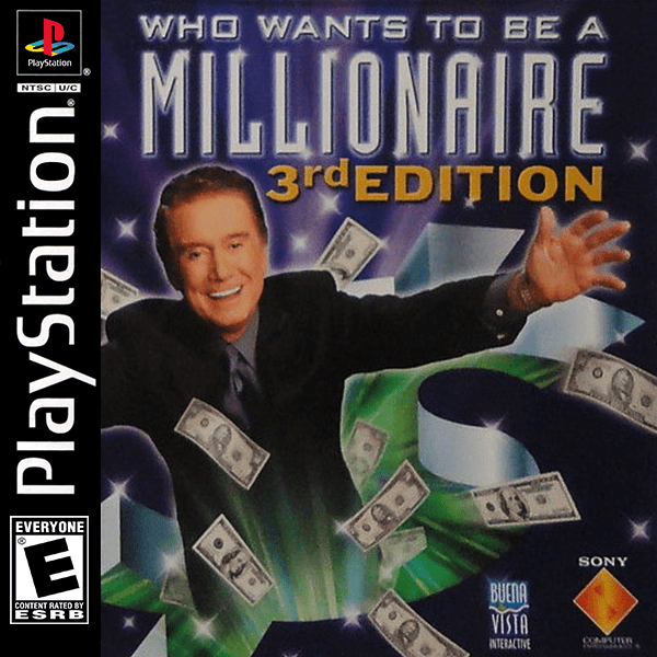 Who Wants To Be A Millionaire 3rd Edition box art for Playstation